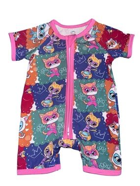NWT Bamboo Super Kitty Shorty Zippy Pajamas 🩷🐱